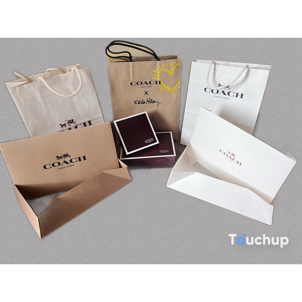 COACH BAG AND BOX LOT